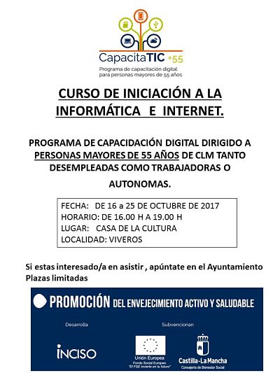 Curso de iniciación informática